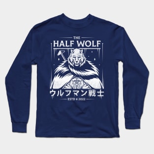 Half Wolf Knight Long Sleeve T-Shirt